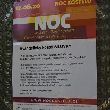 Noc kostelů červen 2020