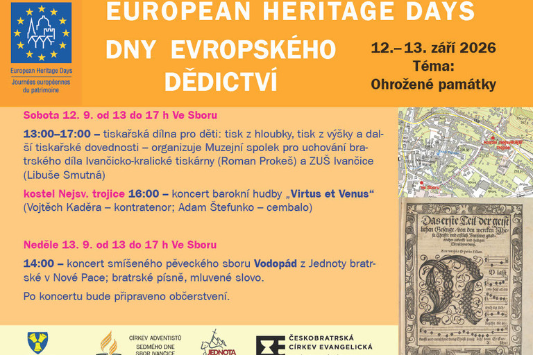 Dny evropského dědictví 2026