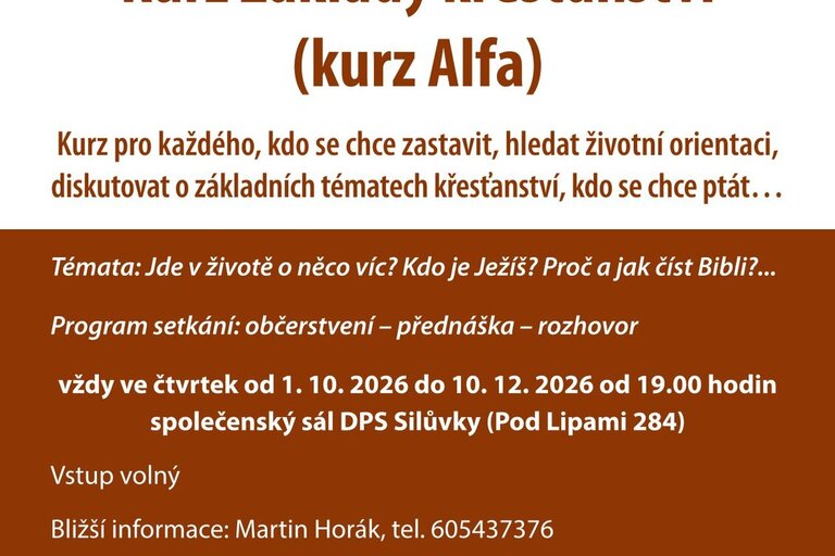 Kurz Základy křestanství